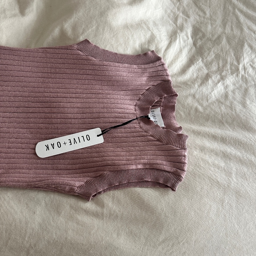Knit calf length dress